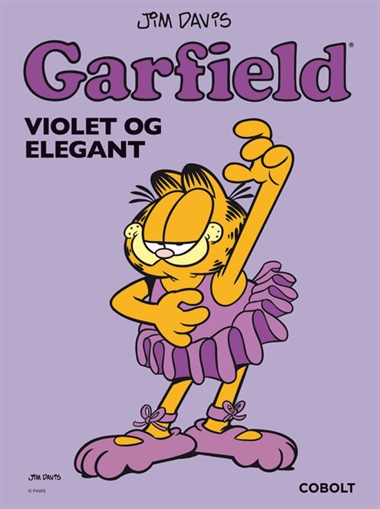 Garfield farvealbum 30: Violet og elegant forside